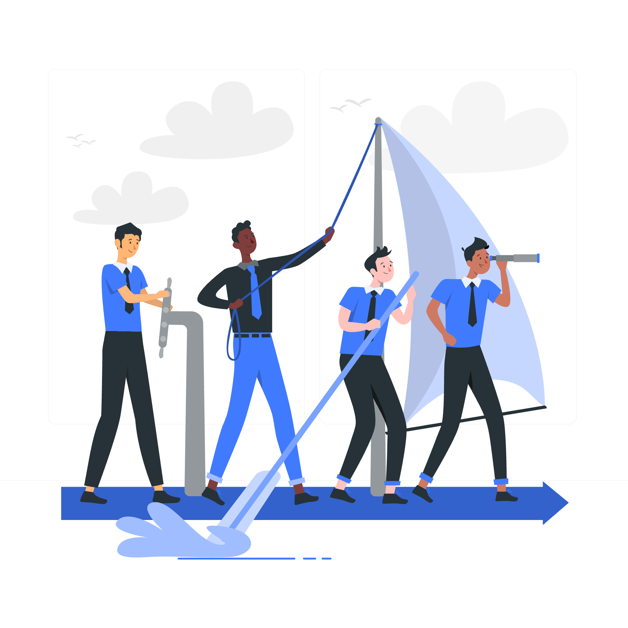 illustration good team